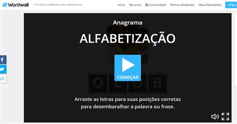 atividade wordwall alfabetização